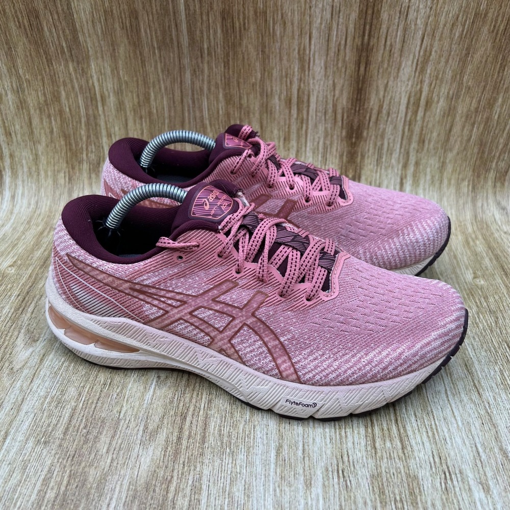 ASICS GT-2000 10 Running Shoes Women's Size 7 Pink Deep Plum Stability 1012B045